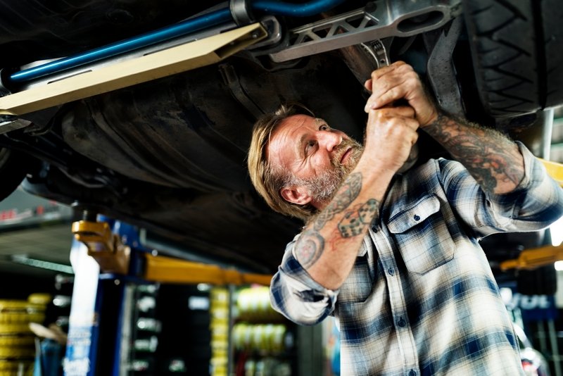 Concept de véhicule automobile de réparation de réglage de garage